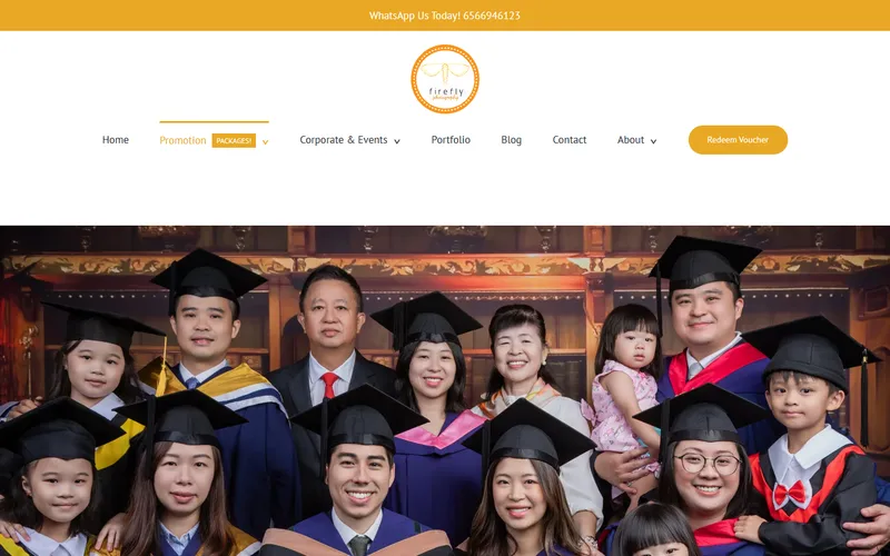 Firefly Photography team headshots Singapore homepage