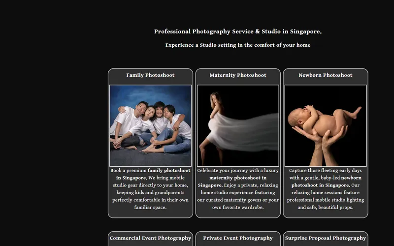JJ Photography corporate event coverage Singapore homepage
