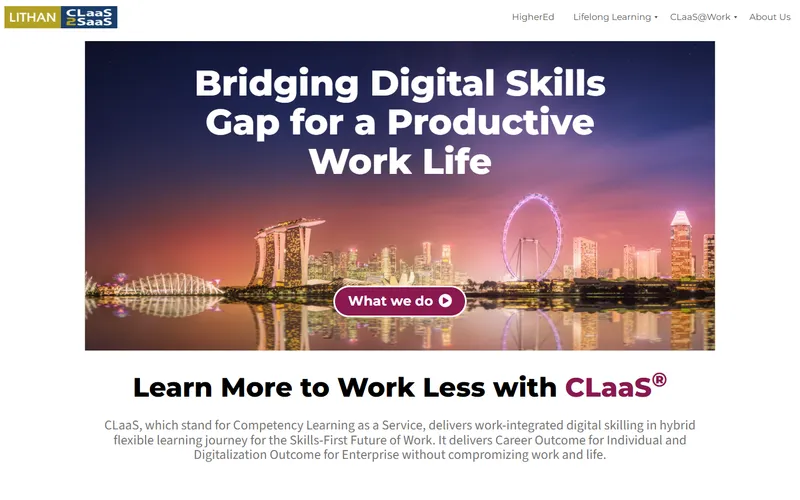 Lithan Singapore homepage