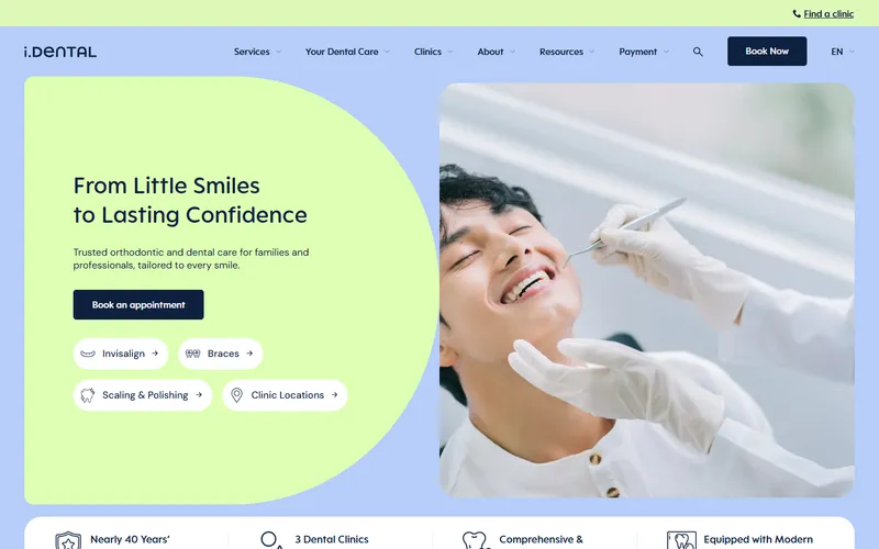 i.Dental homepage