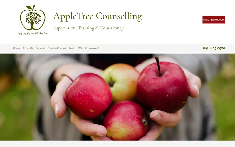 AppleTree Counselling homepage