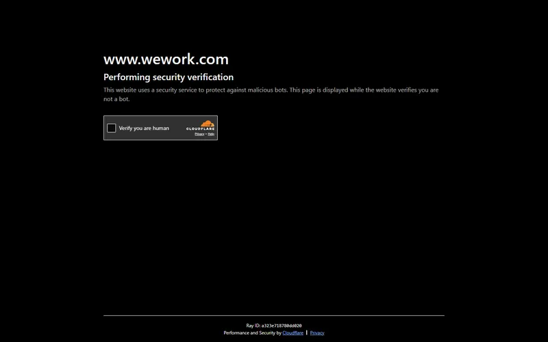 WeWork Singapore page