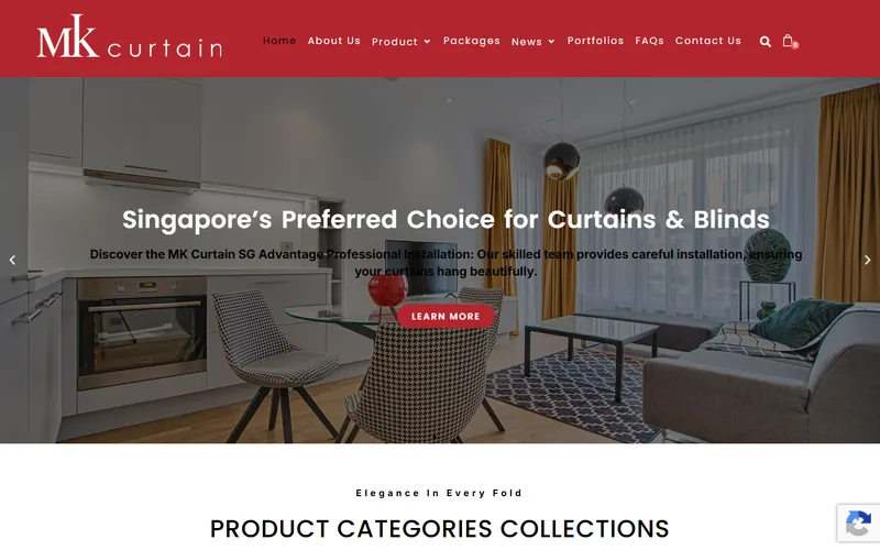 MK Curtain homepage
