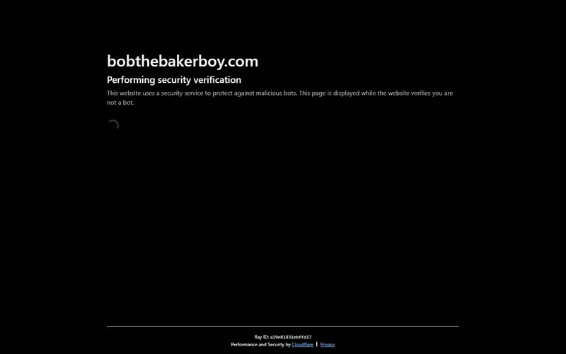 Bob the Baker Boy Singapore homepage
