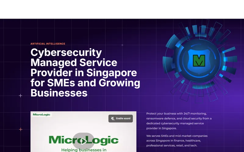Micrologic Singapore homepage