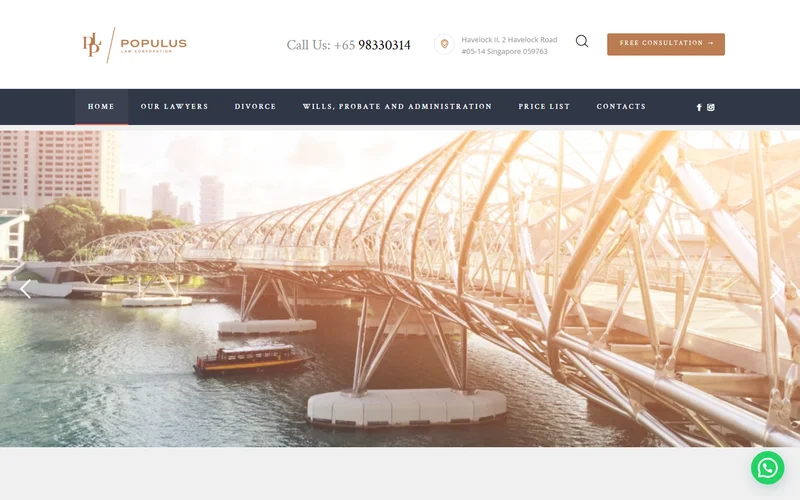 Populus Law homepage