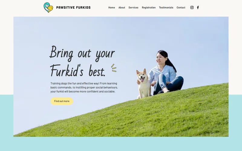 Pawsitive Furkids homepage