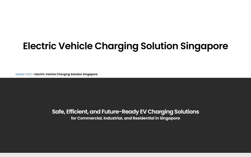 Lim Kim Hai Electric EV charging solution Singapore homepage