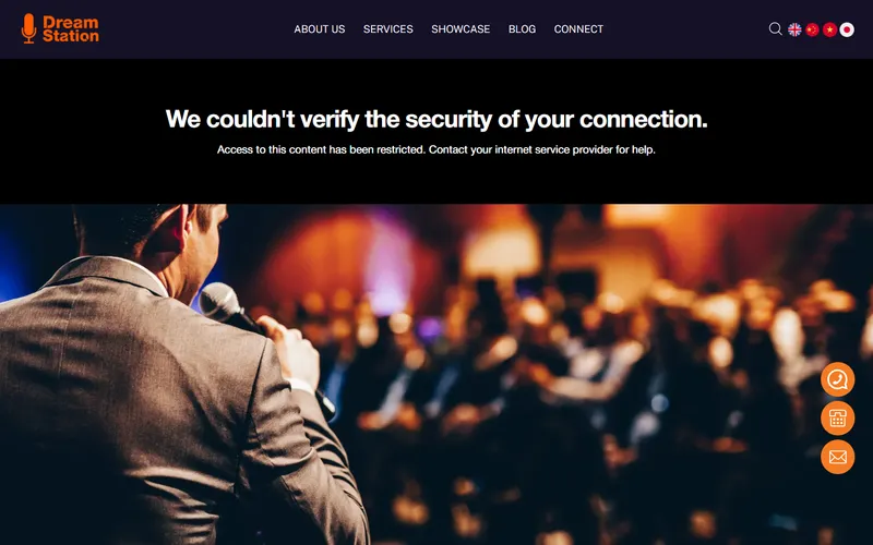 Dream Station homepage