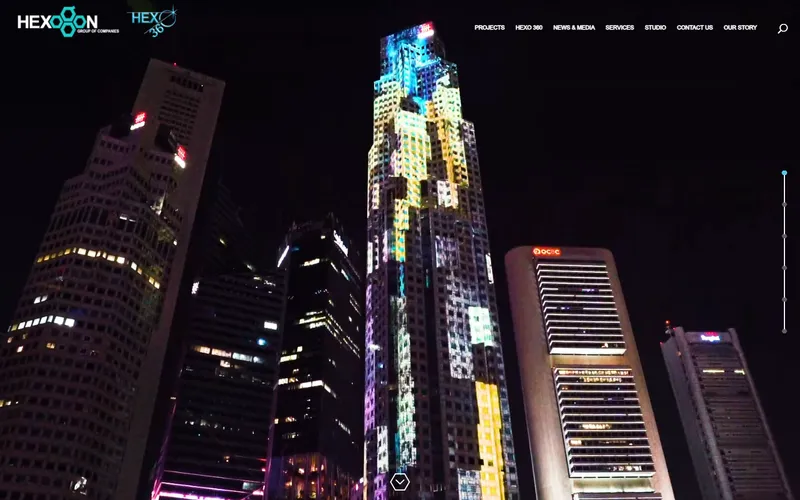 Hexogon Solution homepage