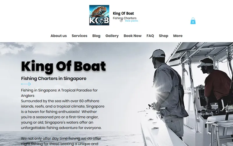 King of Boat homepage