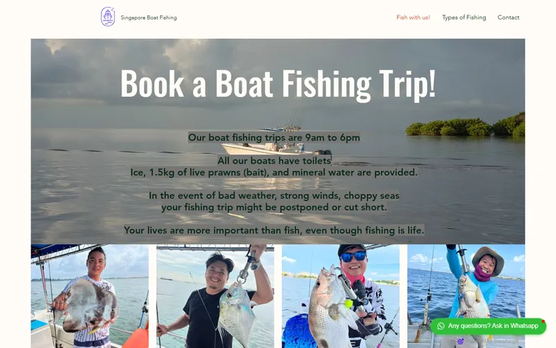 SG Fishing Boat homepage