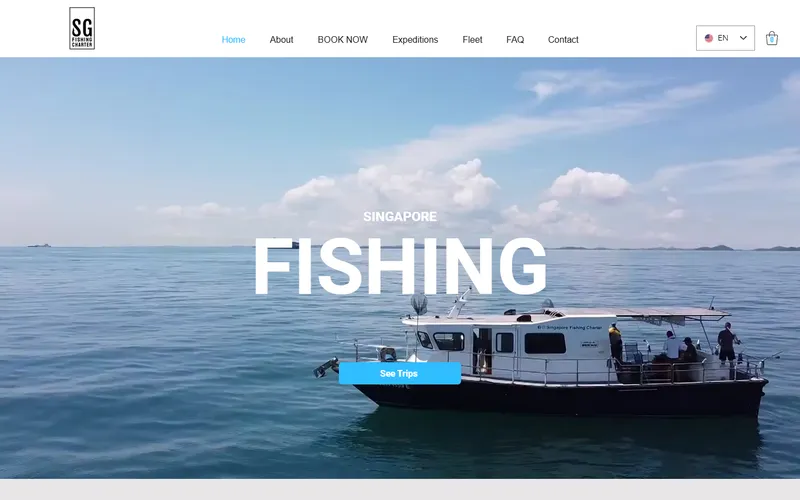 Singapore Fishing Charter homepage