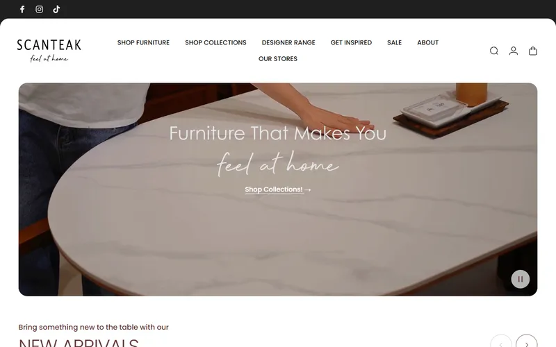Scanteak Singapore homepage