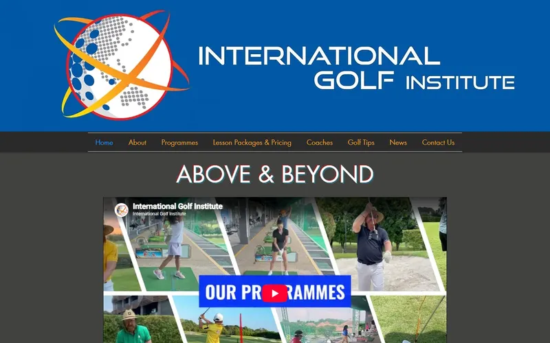 International Golf Institute homepage