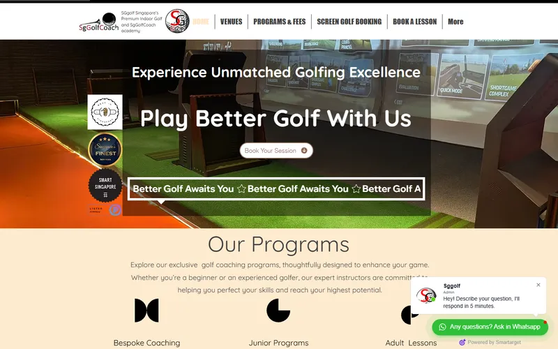 SgGolfCoach homepage