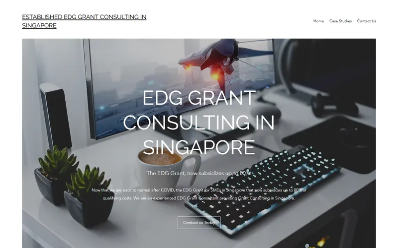 NCODE Consultant grant Singapore homepage