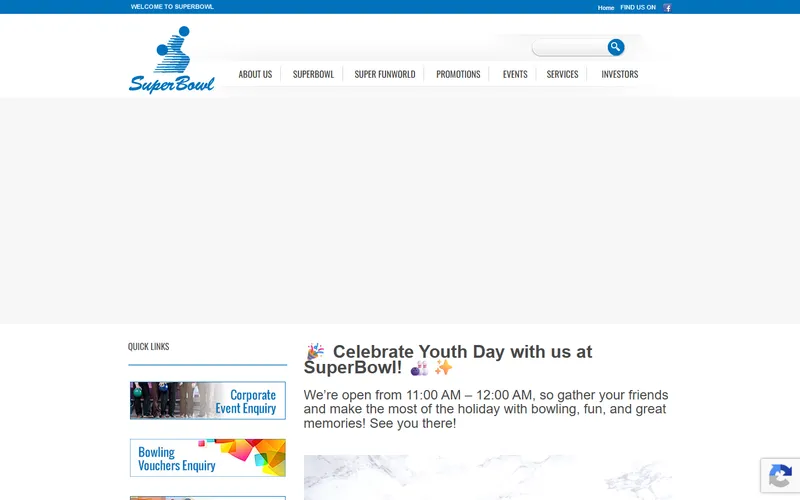 SuperBowl Singapore homepage