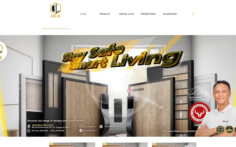 Door Lab HDB main door and gate supplier Singapore homepage