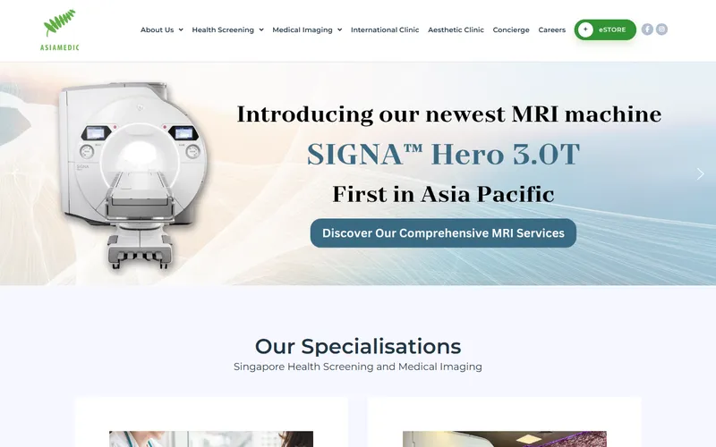 AsiaMedic homepage