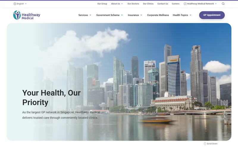 Healthway Medical homepage