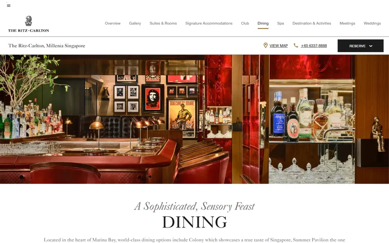 The Ritz-Carlton Millenia Ritz Lounge high tea Singapore