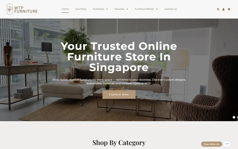 WTP Style homepage