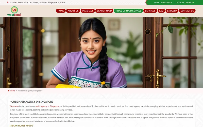 Westrama Management homepage