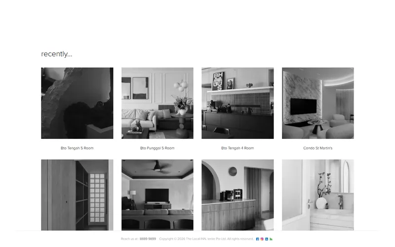 The Local INN.terior homepage