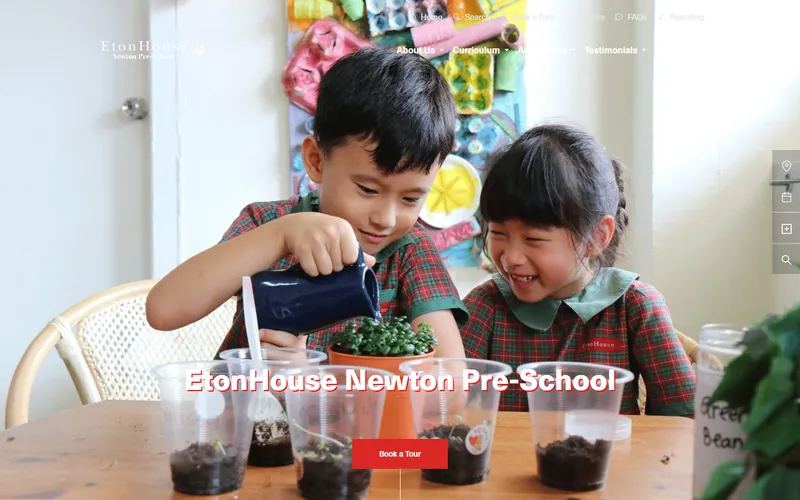 EtonHouse Newton Pre-School homepage