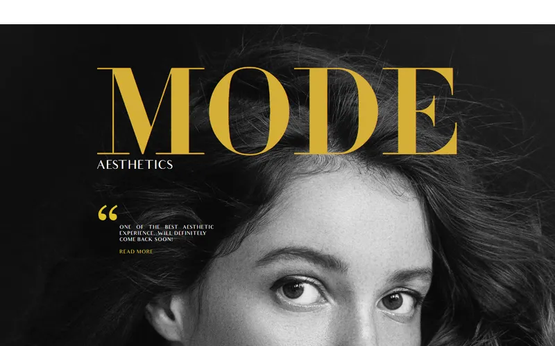 MODE Aesthetics Singapore homepage