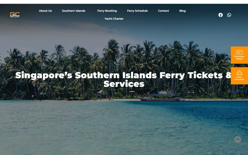 Singapore Island Cruise homepage