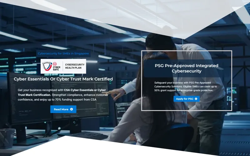 Viperlink IT support Singapore homepage