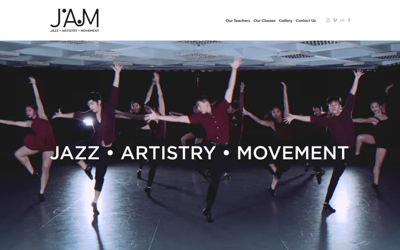 Jazz Artistry Movement homepage