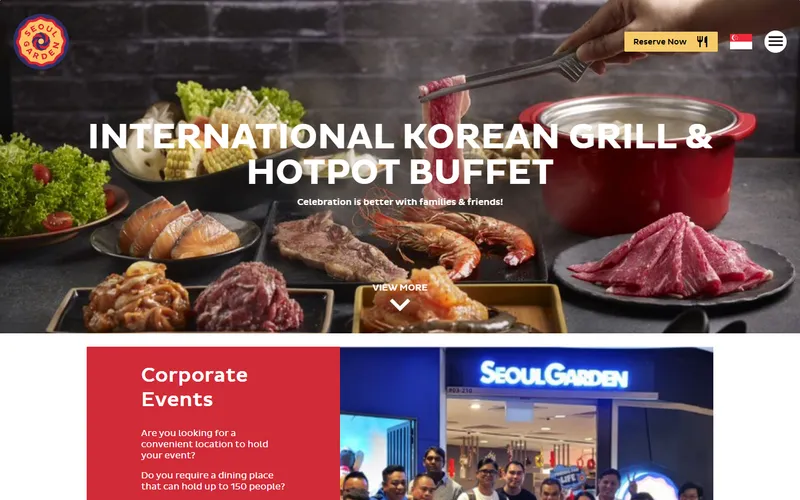 Seoul Garden homepage
