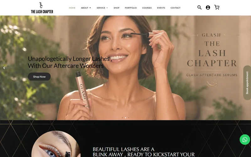 The Lash Chapter homepage