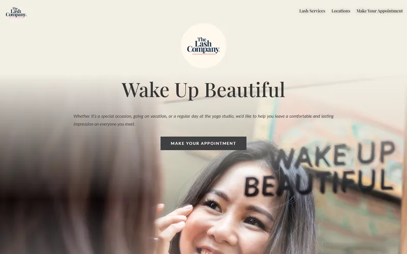 The Lash Company homepage