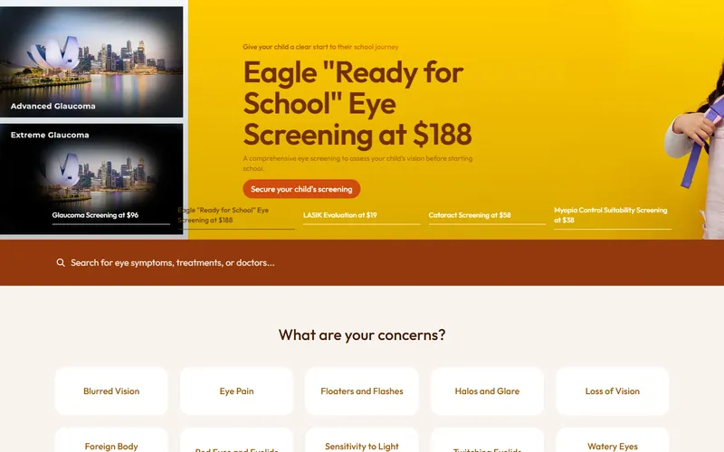 Eagle Eye Centre homepage