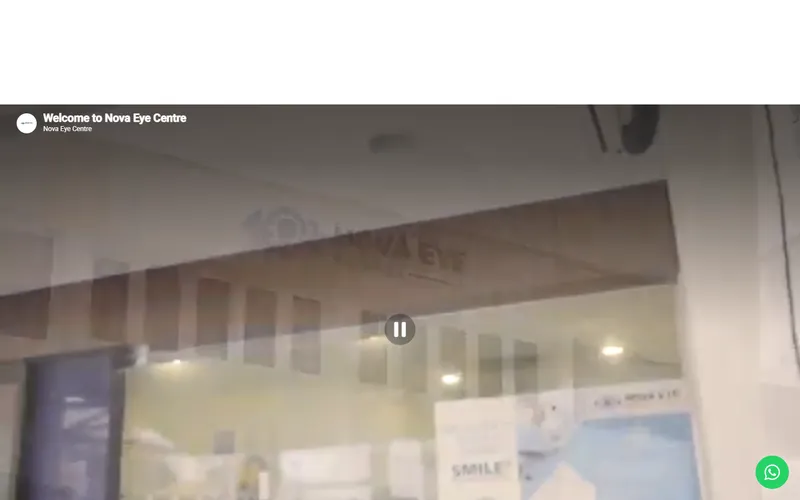 Nova Eye Centre homepage
