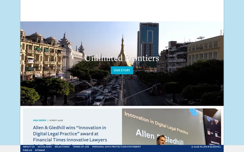 Allen & Gledhill homepage