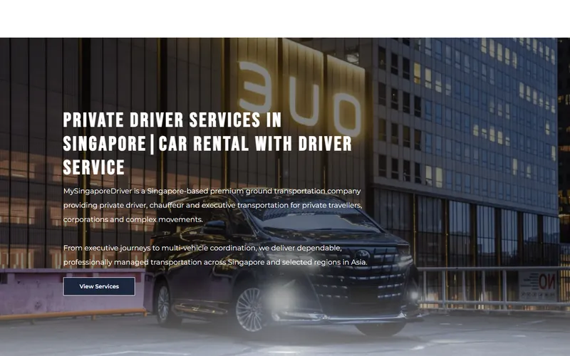 MySingaporeDriver homepage