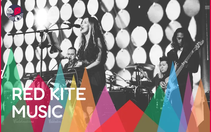 Red Kite music agency Singapore homepage