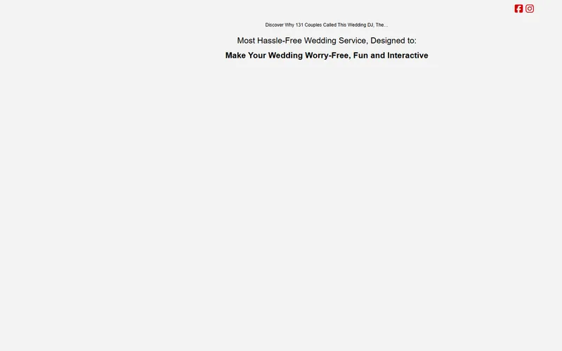 SG Wedding DJ Singapore homepage