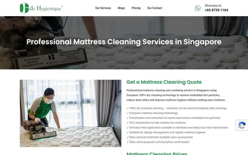De Hygienique homepage