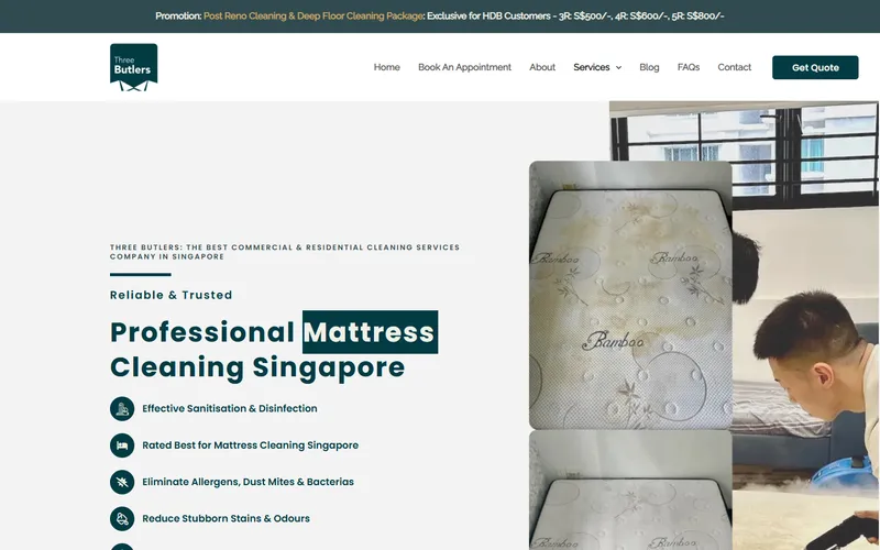 Three Butlers homepage