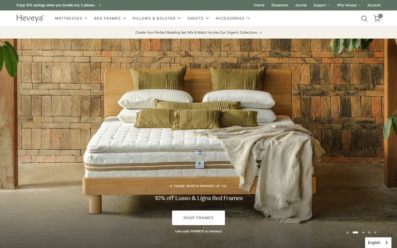 Heveya Singapore homepage