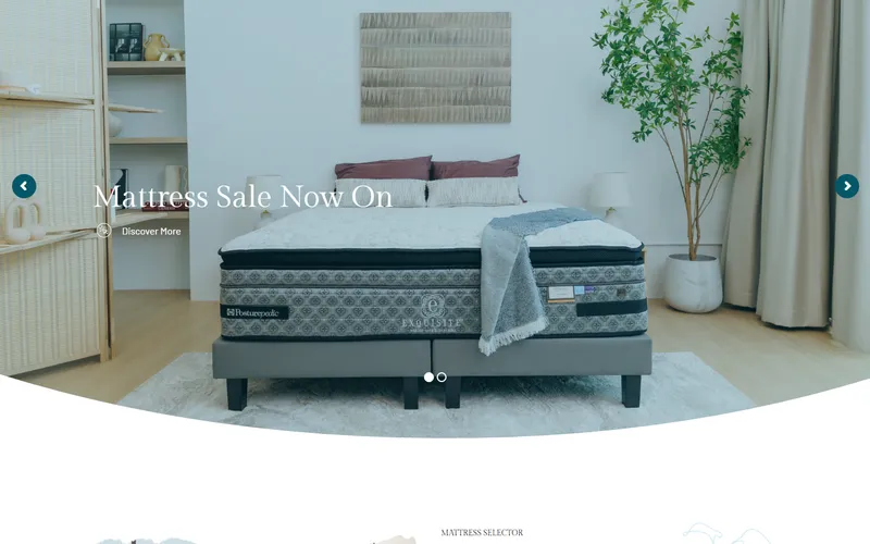 Sealy Singapore homepage