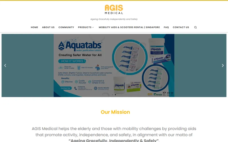 AGIS Medical homepage