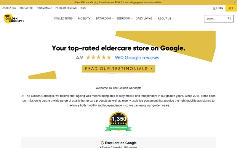 The Golden Concepts homepage
