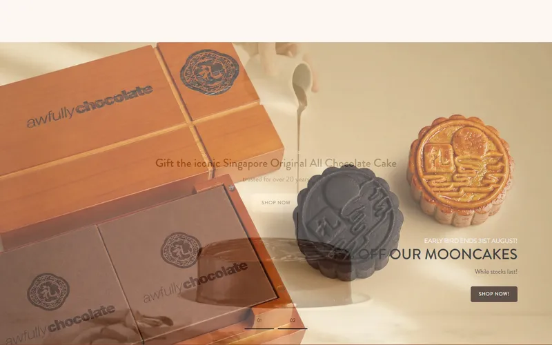 Awfully Chocolate homepage